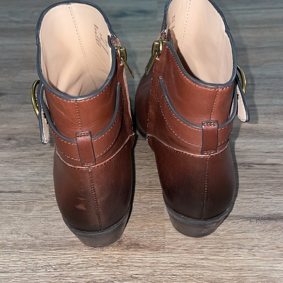Coach brown leather boots 🥾 size 8B - Picture 4 of 10